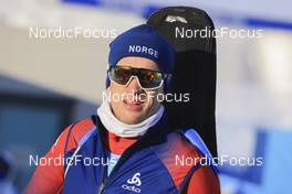 03.02.2022, Beijing, China (CHN): Tarjei Boe (NOR) - XXIV. Olympic Winter Games Beijing 2022, Biathlon, training, Beijing (CHN). www.nordicfocus.com. © Manzoni/NordicFocus. Every downloaded picture is fee-liable.
