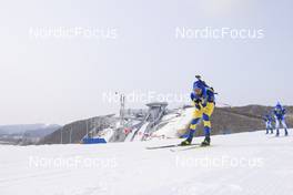 12.02.2022, Beijing, China (CHN): Malte Stefansson (SWE) - XXIV. Olympic Winter Games Beijing 2022, Biathlon, training, Beijing (CHN). www.nordicfocus.com. © Manzoni/NordicFocus. Every downloaded picture is fee-liable.