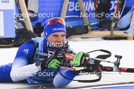04.02.2022, Beijing, China (CHN): Emilien Jacquelin (FRA) - XXIV. Olympic Winter Games Beijing 2022, Biathlon, training, Beijing (CHN). www.nordicfocus.com. © Manzoni/NordicFocus. Every downloaded picture is fee-liable.