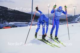 10.02.2022, Beijing, China (CHN): Fischer ski test with Lukas Hofer (ITA) - XXIV. Olympic Winter Games Beijing 2022, Biathlon, training, Beijing (CHN). www.nordicfocus.com. © Manzoni/NordicFocus. Every downloaded picture is fee-liable.