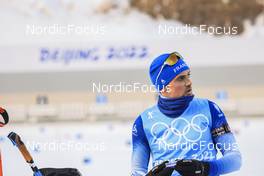 10.02.2022, Beijing, China (CHN): Simon Desthieux (FRA) - XXIV. Olympic Winter Games Beijing 2022, Biathlon, training, Beijing (CHN). www.nordicfocus.com. © Manzoni/NordicFocus. Every downloaded picture is fee-liable.