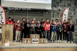 02.04.2022, Realp, Switzerland (SUI): National medalists   - Swiss Championships biathon, mass, Realp (SUI). www.nordicfocus.com. © Modica/NordicFocus. Every downloaded picture is fee-liable.
