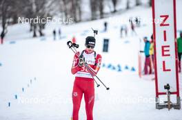 02.04.2022, Realp, Switzerland (SUI): Maier Loris (SUI) - Swiss Championships biathon, mass, Realp (SUI). www.nordicfocus.com. © Modica/NordicFocus. Every downloaded picture is fee-liable.