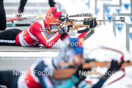 02.04.2022, Realp, Switzerland (SUI): Burch Remo (SUI) - Swiss Championships biathon, mass, Realp (SUI). www.nordicfocus.com. © Modica/NordicFocus. Every downloaded picture is fee-liable.