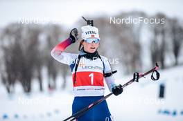 02.04.2022, Realp, Switzerland (SUI): Arnet Chiara (SUI) - Swiss Championships biathon, mass, Realp (SUI). www.nordicfocus.com. © Modica/NordicFocus. Every downloaded picture is fee-liable.