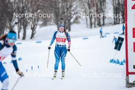 02.04.2022, Realp, Switzerland (SUI): Haecki Lena (SUI) - Swiss Championships biathon, mass, Realp (SUI). www.nordicfocus.com. © Modica/NordicFocus. Every downloaded picture is fee-liable.