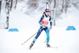 02.04.2022, Realp, Switzerland (SUI): Kaufmann Emma (SUI) - Swiss Championships biathon, mass, Realp (SUI). www.nordicfocus.com. © Modica/NordicFocus. Every downloaded picture is fee-liable.