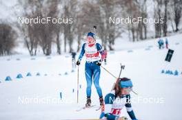 02.04.2022, Realp, Switzerland (SUI): Volken Flurina (SUI) - Swiss Championships biathon, mass, Realp (SUI). www.nordicfocus.com. © Modica/NordicFocus. Every downloaded picture is fee-liable.