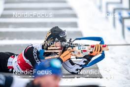 02.04.2022, Realp, Switzerland (SUI): In-Albon Noe´ (SUI) - Swiss Championships biathon, mass, Realp (SUI). www.nordicfocus.com. © Modica/NordicFocus. Every downloaded picture is fee-liable.