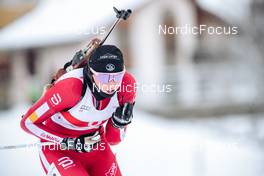 02.04.2022, Realp, Switzerland (SUI): Berwert Lara (SUI) - Swiss Championships biathon, mass, Realp (SUI). www.nordicfocus.com. © Modica/NordicFocus. Every downloaded picture is fee-liable.