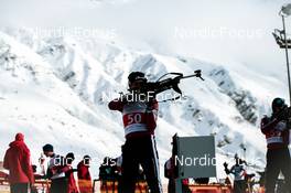 03.04.2022, Realp, Switzerland (SUI): Loris Maier (SUI) - Swiss Championships biathon, sprint, Realp (SUI). www.nordicfocus.com. © Modica/NordicFocus. Every downloaded picture is fee-liable.