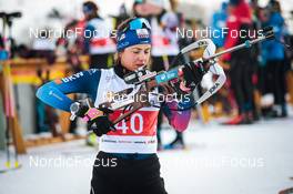03.04.2022, Realp, Switzerland (SUI): Flavia Barmettler (SUI) - Swiss Championships biathon, sprint, Realp (SUI). www.nordicfocus.com. © Modica/NordicFocus. Every downloaded picture is fee-liable.