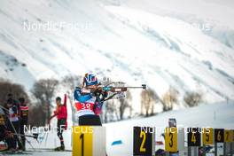 03.04.2022, Realp, Switzerland (SUI): Flurina Volken (SUI) - Swiss Championships biathon, sprint, Realp (SUI). www.nordicfocus.com. © Modica/NordicFocus. Every downloaded picture is fee-liable.