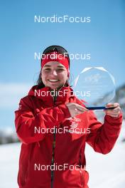 03.04.2022, Realp, Switzerland (SUI): Annina Zberg (SUI) - Swiss Championships biathon, sprint, Realp (SUI). www.nordicfocus.com. © Modica/NordicFocus. Every downloaded picture is fee-liable.
