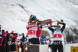 03.04.2022, Realp, Switzerland (SUI): Mara Neiger (SUI) - Swiss Championships biathon, sprint, Realp (SUI). www.nordicfocus.com. © Modica/NordicFocus. Every downloaded picture is fee-liable.