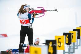 03.04.2022, Realp, Switzerland (SUI): Sara Gerber (SUI) - Swiss Championships biathon, sprint, Realp (SUI). www.nordicfocus.com. © Modica/NordicFocus. Every downloaded picture is fee-liable.