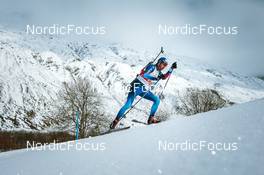 03.04.2022, Realp, Switzerland (SUI): Eligius Tambornino (SUI) - Swiss Championships biathon, sprint, Realp (SUI). www.nordicfocus.com. © Modica/NordicFocus. Every downloaded picture is fee-liable.