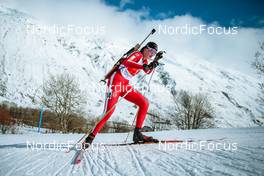 03.04.2022, Realp, Switzerland (SUI): Lara Berwert (SUI) - Swiss Championships biathon, sprint, Realp (SUI). www.nordicfocus.com. © Modica/NordicFocus. Every downloaded picture is fee-liable.
