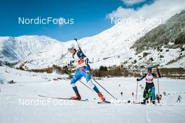 03.04.2022, Realp, Switzerland (SUI): Gianmaria Tedaldi (SUI) - Swiss Championships biathon, sprint, Realp (SUI). www.nordicfocus.com. © Modica/NordicFocus. Every downloaded picture is fee-liable.