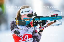 03.04.2022, Realp, Switzerland (SUI): Anja Fischer (SUI) - Swiss Championships biathon, sprint, Realp (SUI). www.nordicfocus.com. © Modica/NordicFocus. Every downloaded picture is fee-liable.