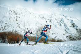 03.04.2022, Realp, Switzerland (SUI): Alessia Laager (SUI), Susi Meinen (SUI), (l-r)  - Swiss Championships biathon, sprint, Realp (SUI). www.nordicfocus.com. © Modica/NordicFocus. Every downloaded picture is fee-liable.
