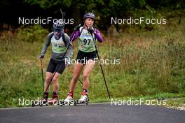 25.09.2022, Premanon, France (FRA): Liv Capron (FRA) - Biathlon Samse Summer Tour, pursuit, Premanon (FRA). www.nordicfocus.com. © Thibaut/NordicFocus. Every downloaded picture is fee-liable.