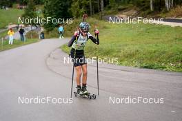 25.09.2022, Premanon, France (FRA): Martin Wouters (FRA) - Biathlon Samse Summer Tour, pursuit, Premanon (FRA). www.nordicfocus.com. © Thibaut/NordicFocus. Every downloaded picture is fee-liable.