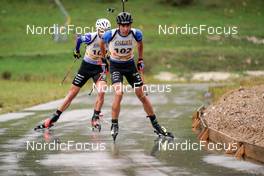 25.09.2022, Premanon, France (FRA): Quentin Fillon Maillet (FRA) - Biathlon Samse Summer Tour, pursuit, Premanon (FRA). www.nordicfocus.com. © Thibaut/NordicFocus. Every downloaded picture is fee-liable.
