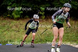 25.09.2022, Premanon, France (FRA): Hugo Buat (FRA) - Biathlon Samse Summer Tour, pursuit, Premanon (FRA). www.nordicfocus.com. © Thibaut/NordicFocus. Every downloaded picture is fee-liable.