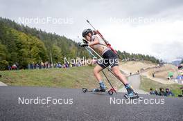 25.09.2022, Premanon, France (FRA): Gilonne Guigonnat (FRA) - Biathlon Samse Summer Tour, pursuit, Premanon (FRA). www.nordicfocus.com. © Thibaut/NordicFocus. Every downloaded picture is fee-liable.
