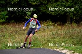 25.09.2022, Premanon, France (FRA): Peter Sanders (FRA) - Biathlon Samse Summer Tour, pursuit, Premanon (FRA). www.nordicfocus.com. © Thibaut/NordicFocus. Every downloaded picture is fee-liable.