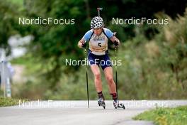 25.09.2022, Premanon, France (FRA): Caroline Colombo (FRA) - Biathlon Samse Summer Tour, pursuit, Premanon (FRA). www.nordicfocus.com. © Thibaut/NordicFocus. Every downloaded picture is fee-liable.