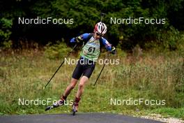 25.09.2022, Premanon, France (FRA): Nans Madelenat (FRA) - Biathlon Samse Summer Tour, pursuit, Premanon (FRA). www.nordicfocus.com. © Thibaut/NordicFocus. Every downloaded picture is fee-liable.