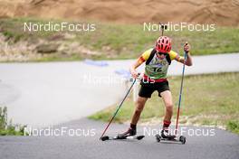 25.09.2022, Premanon, France (FRA): Nathan Viard (FRA) - Biathlon Samse Summer Tour, pursuit, Premanon (FRA). www.nordicfocus.com. © Thibaut/NordicFocus. Every downloaded picture is fee-liable.