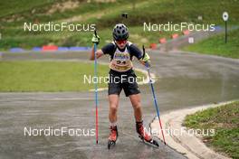 25.09.2022, Premanon, France (FRA): Mauro Fink (FRA) - Biathlon Samse Summer Tour, pursuit, Premanon (FRA). www.nordicfocus.com. © Thibaut/NordicFocus. Every downloaded picture is fee-liable.
