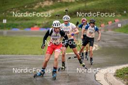 25.09.2022, Premanon, France (FRA): Dylan Suchet (FRA) - Biathlon Samse Summer Tour, pursuit, Premanon (FRA). www.nordicfocus.com. © Thibaut/NordicFocus. Every downloaded picture is fee-liable.