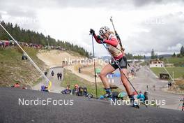 25.09.2022, Premanon, France (FRA): Maya Cloetens (FRA) - Biathlon Samse Summer Tour, pursuit, Premanon (FRA). www.nordicfocus.com. © Thibaut/NordicFocus. Every downloaded picture is fee-liable.