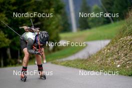 25.09.2022, Premanon, France (FRA): Tom Smith (FRA) - Biathlon Samse Summer Tour, pursuit, Premanon (FRA). www.nordicfocus.com. © Thibaut/NordicFocus. Every downloaded picture is fee-liable.