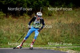 25.09.2022, Premanon, France (FRA): Theo Chaboud (FRA) - Biathlon Samse Summer Tour, pursuit, Premanon (FRA). www.nordicfocus.com. © Thibaut/NordicFocus. Every downloaded picture is fee-liable.