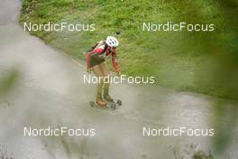 25.09.2022, Premanon, France (FRA): Alize Larche (FRA) - Biathlon Samse Summer Tour, pursuit, Premanon (FRA). www.nordicfocus.com. © Thibaut/NordicFocus. Every downloaded picture is fee-liable.