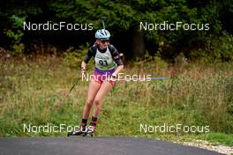 25.09.2022, Premanon, France (FRA): Emie Faivre (FRA) - Biathlon Samse Summer Tour, pursuit, Premanon (FRA). www.nordicfocus.com. © Thibaut/NordicFocus. Every downloaded picture is fee-liable.