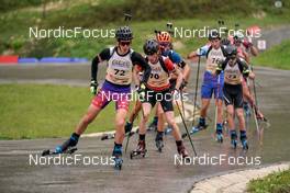 25.09.2022, Premanon, France (FRA): Romain Cordier (FRA) - Biathlon Samse Summer Tour, pursuit, Premanon (FRA). www.nordicfocus.com. © Thibaut/NordicFocus. Every downloaded picture is fee-liable.