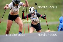 25.09.2022, Premanon, France (FRA): Léa Gross (FRA) - Biathlon Samse Summer Tour, pursuit, Premanon (FRA). www.nordicfocus.com. © Thibaut/NordicFocus. Every downloaded picture is fee-liable.