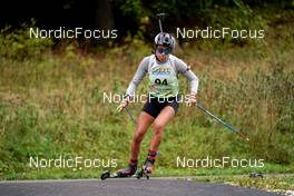 25.09.2022, Premanon, France (FRA): Matilda Dodos (FRA) - Biathlon Samse Summer Tour, pursuit, Premanon (FRA). www.nordicfocus.com. © Thibaut/NordicFocus. Every downloaded picture is fee-liable.