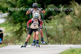 25.09.2022, Premanon, France (FRA): Anaelle Bondoux (FRA) - Biathlon Samse Summer Tour, pursuit, Premanon (FRA). www.nordicfocus.com. © Thibaut/NordicFocus. Every downloaded picture is fee-liable.