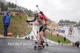 25.09.2022, Premanon, France (FRA): Emilien Jacquelin (FRA) - Biathlon Samse Summer Tour, pursuit, Premanon (FRA). www.nordicfocus.com. © Thibaut/NordicFocus. Every downloaded picture is fee-liable.