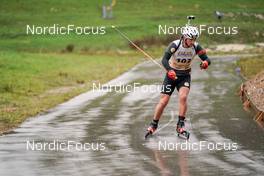 25.09.2022, Premanon, France (FRA): Fabien Claude (FRA) - Biathlon Samse Summer Tour, pursuit, Premanon (FRA). www.nordicfocus.com. © Thibaut/NordicFocus. Every downloaded picture is fee-liable.