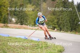 25.09.2022, Premanon, France (FRA): Lola Boudin (FRA) - Biathlon Samse Summer Tour, pursuit, Premanon (FRA). www.nordicfocus.com. © Thibaut/NordicFocus. Every downloaded picture is fee-liable.