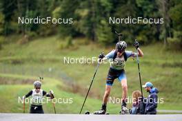 25.09.2022, Premanon, France (FRA): Louis Debloem (FRA) - Biathlon Samse Summer Tour, pursuit, Premanon (FRA). www.nordicfocus.com. © Thibaut/NordicFocus. Every downloaded picture is fee-liable.