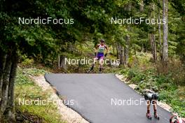 25.09.2022, Premanon, France (FRA): Hugo Rob (FRA) - Biathlon Samse Summer Tour, pursuit, Premanon (FRA). www.nordicfocus.com. © Thibaut/NordicFocus. Every downloaded picture is fee-liable.